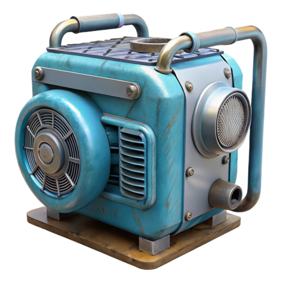 magnificent traditional Hydropower Generator Close Up Transparent Background genuine png