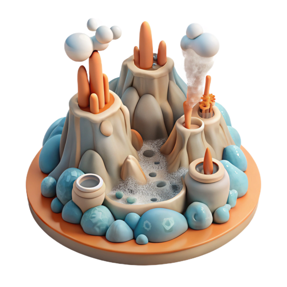 impressive classic Hydrothermal Vent Community Transparent Background Unique Ecosystem png