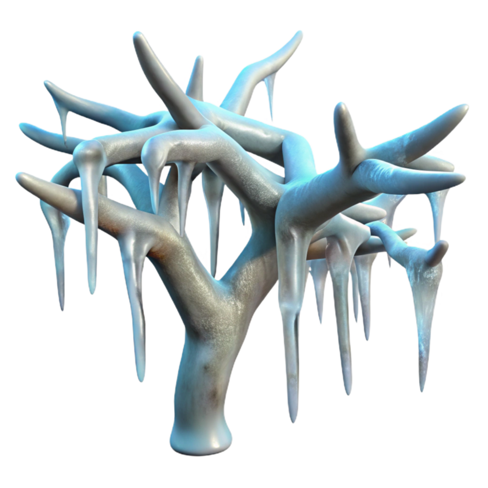 vibrant minimalist Ice Storm Glazed Branches Transparent Cutout Sunlight authentic png