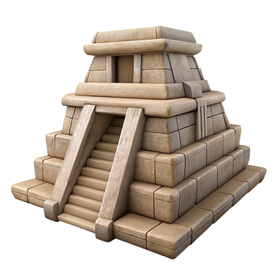 stunning classic Inca Temple Stone Texture Front View high resolution png