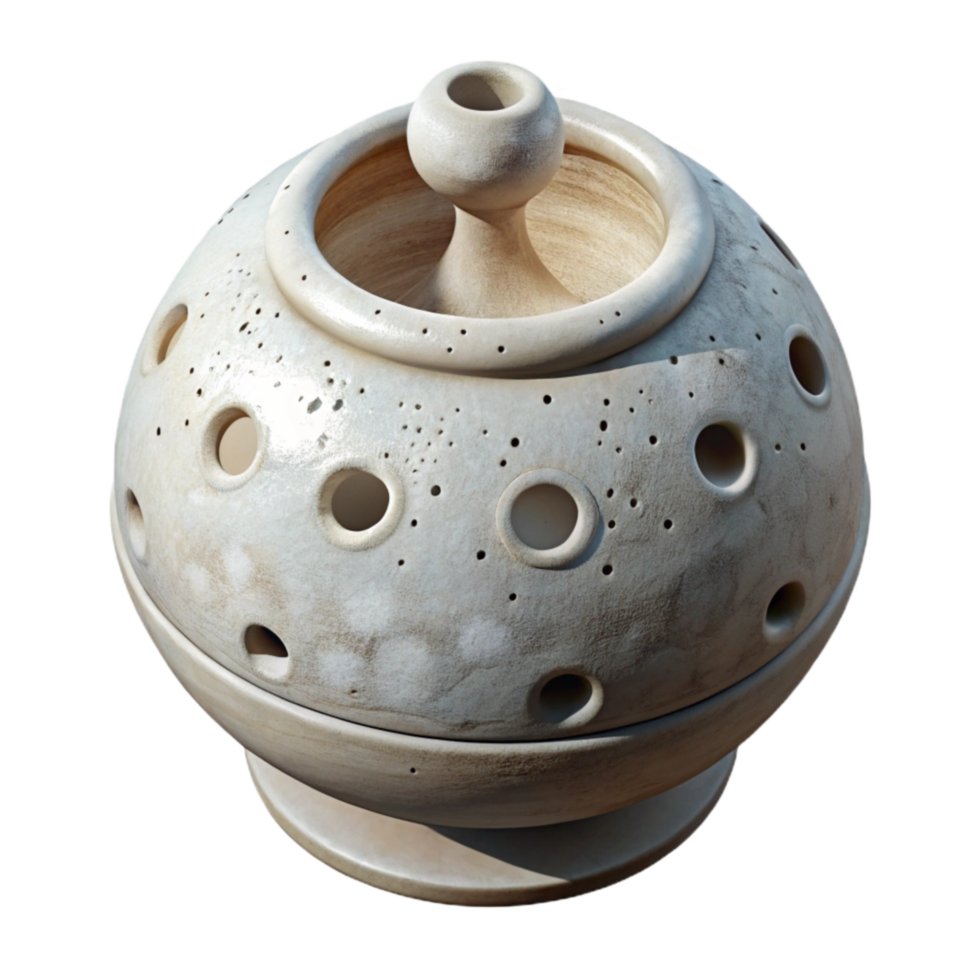 magnificent contemporary Incense Holder Ceramic White Design Transparent Background high resolution png