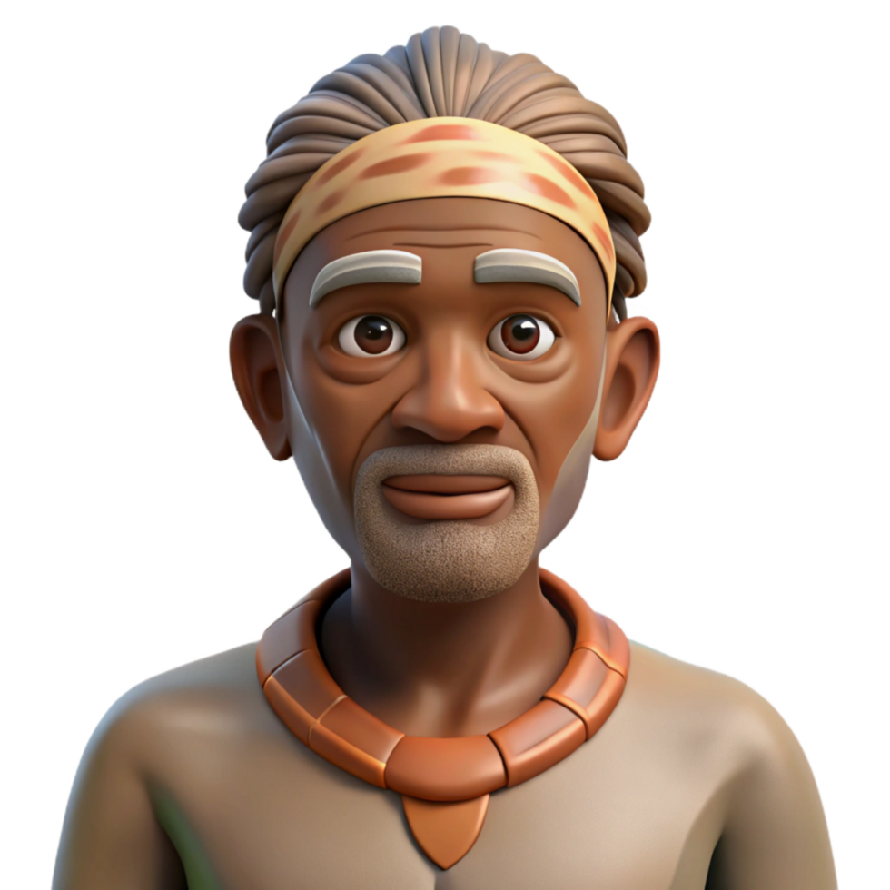 magnificent rustic Indigenous Elder Silhouette high quality png