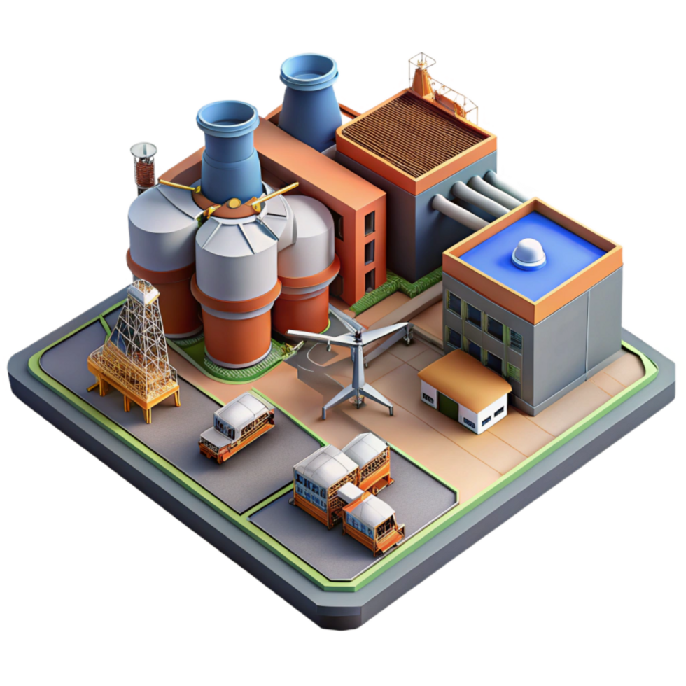 elegant classic Industrial Area Aerial Survey by Drone png