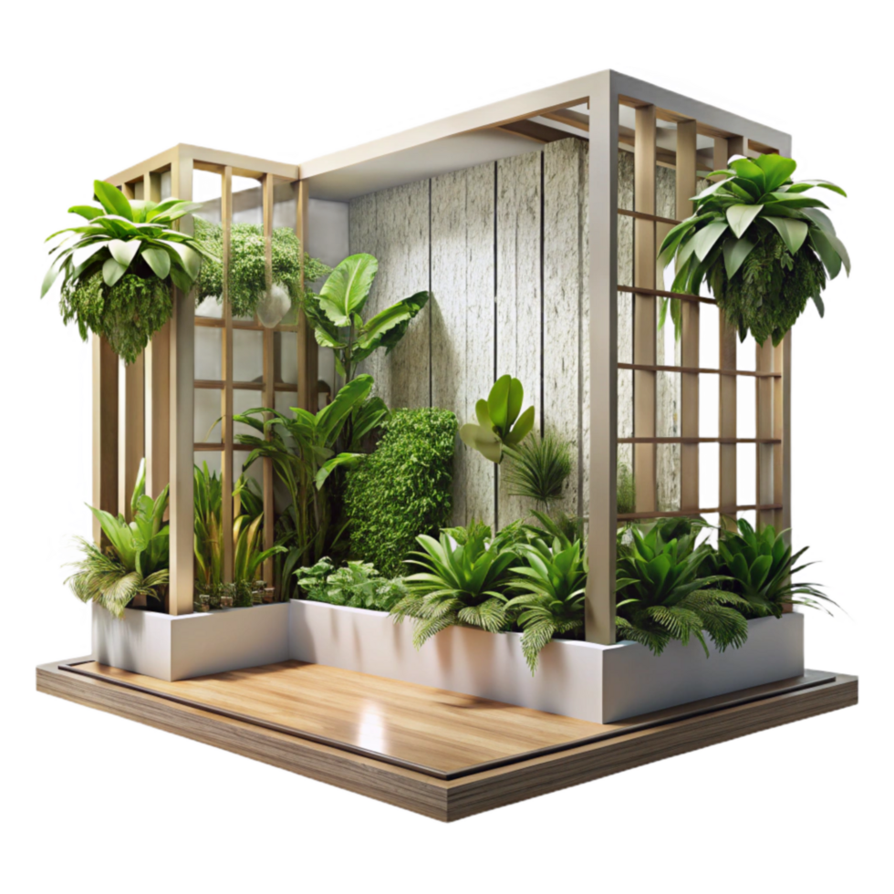 magnificent rustic Indoor Vertical Garden Cutout Low Light high resolution png
