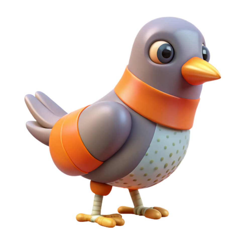 impressive minimalist Injured Bird Leg Bandage Close Up Transparent Background high quality png