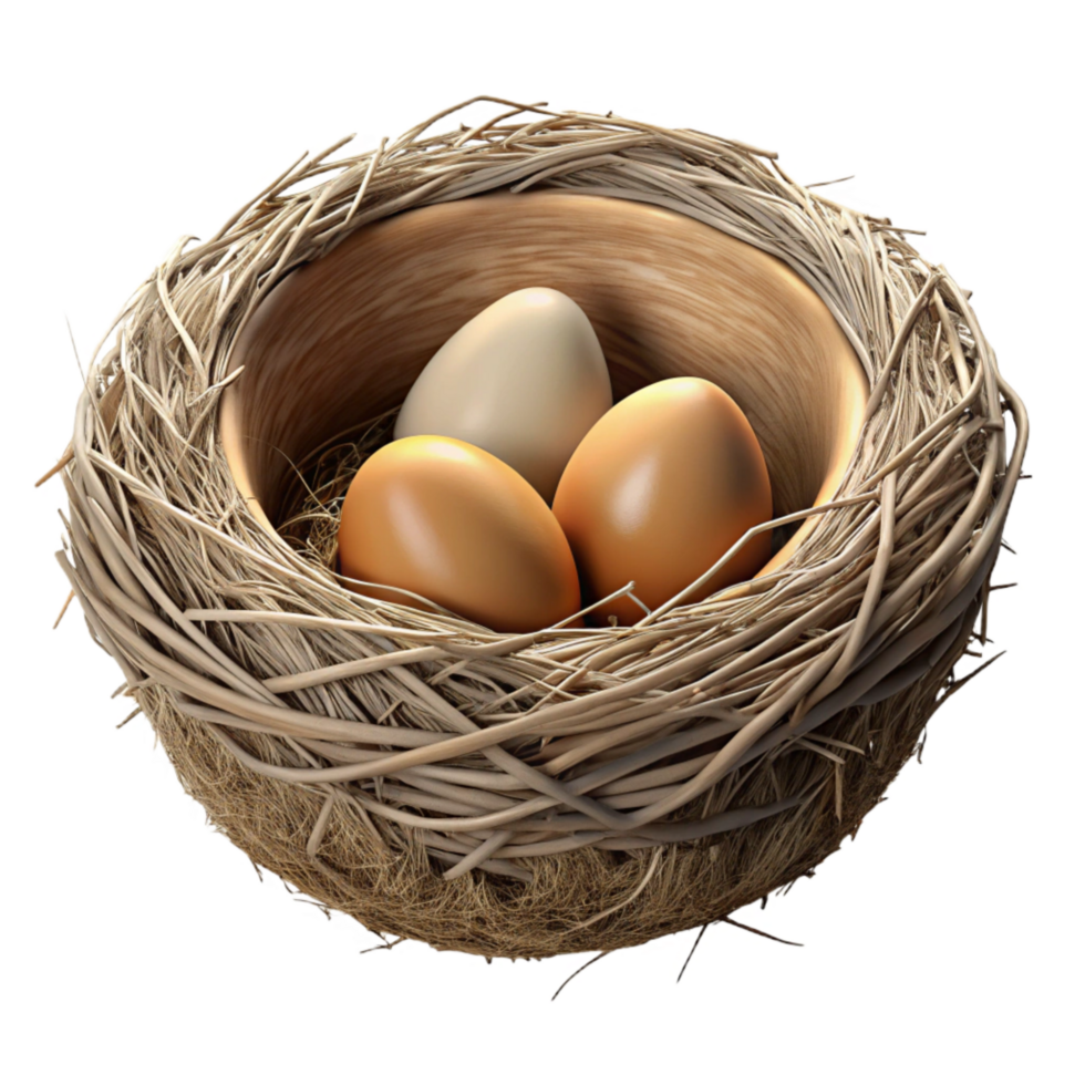 dramatic abstract Injured Bird Nest Empty Transparent original png