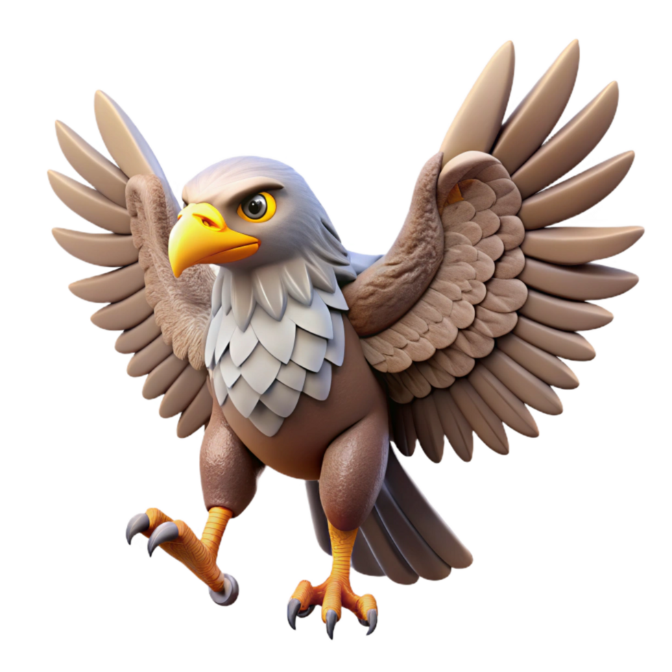 dramatic creative Injured Eagle Wingspan Wide Transparent high resolution png