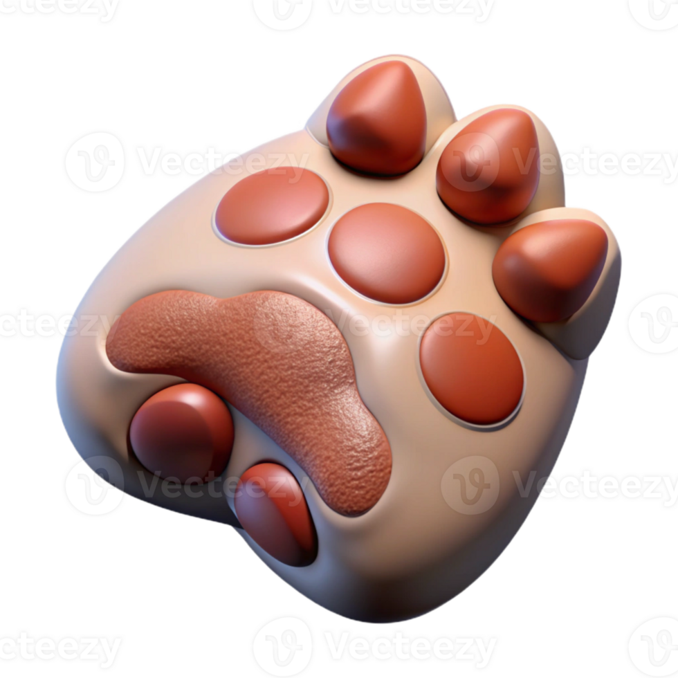 magnificent contemporary Injured Fox Paw Close Up View high quality png