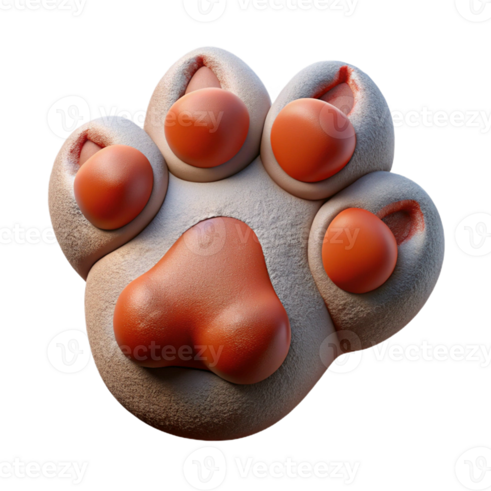 impressive traditional Injured Fox Paw Close Up View original png