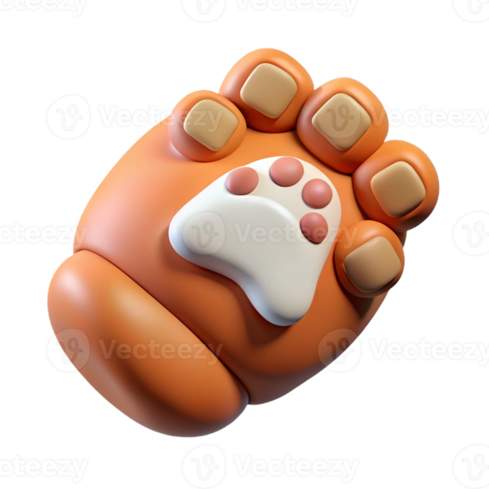 wonderful minimalist Injured Lion Paw Bandaged original png