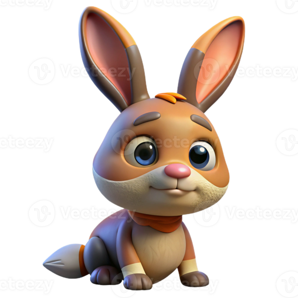 beautiful creative Injured Rabbit Nose Twitching Transparent exclusive png