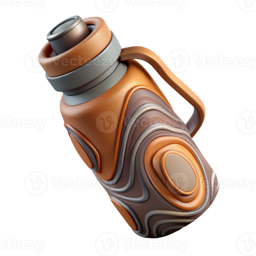 extraordinary modern Innovative Beverage Bottle Design with Sports Cap Cutout original png