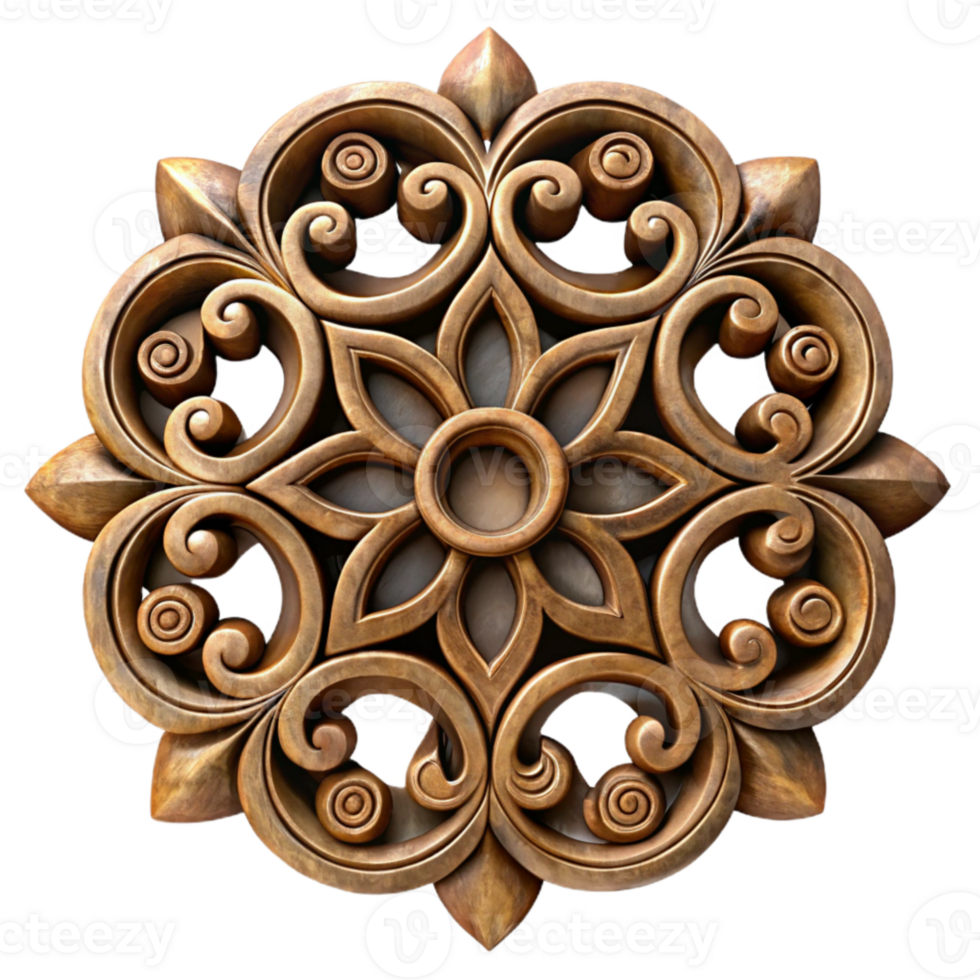 stunning traditional Intricate Scroll Saw Detail Isolated Cutout professional png