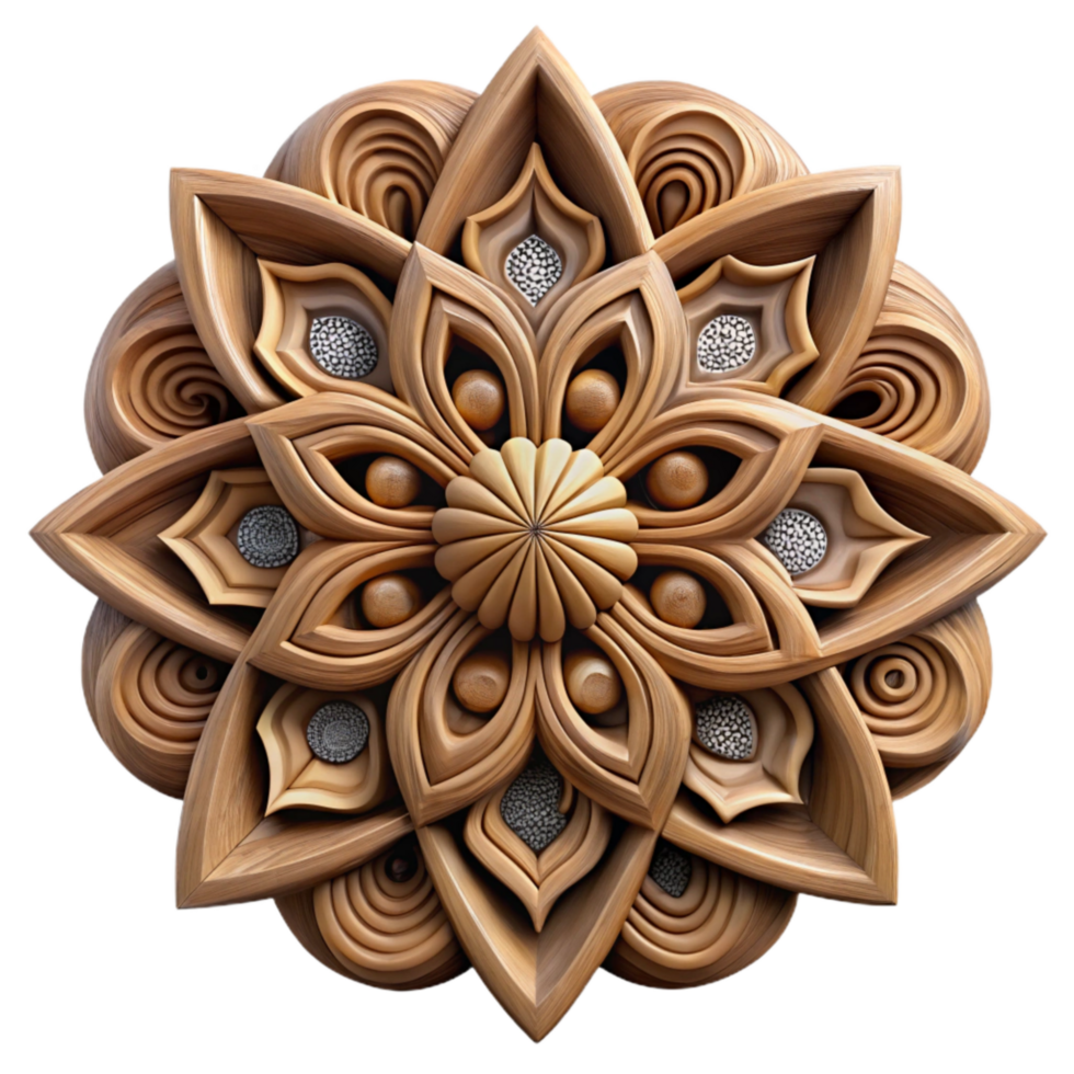 extraordinary rustic Intricate Wood Carving Abstract Pattern Isolated Cutout original png