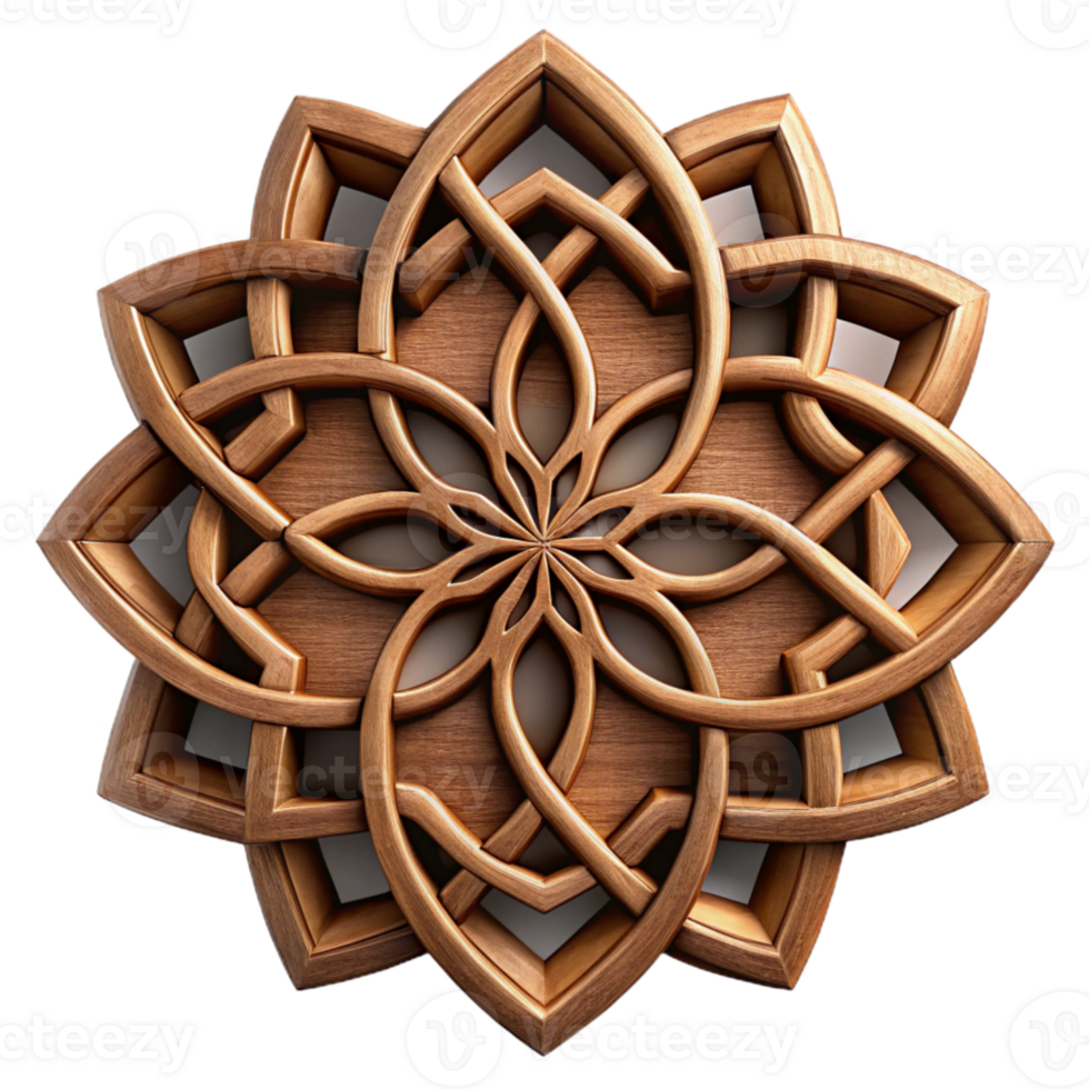 stunning vintage Intricate Wood Fretwork Pattern Cutout detailed png