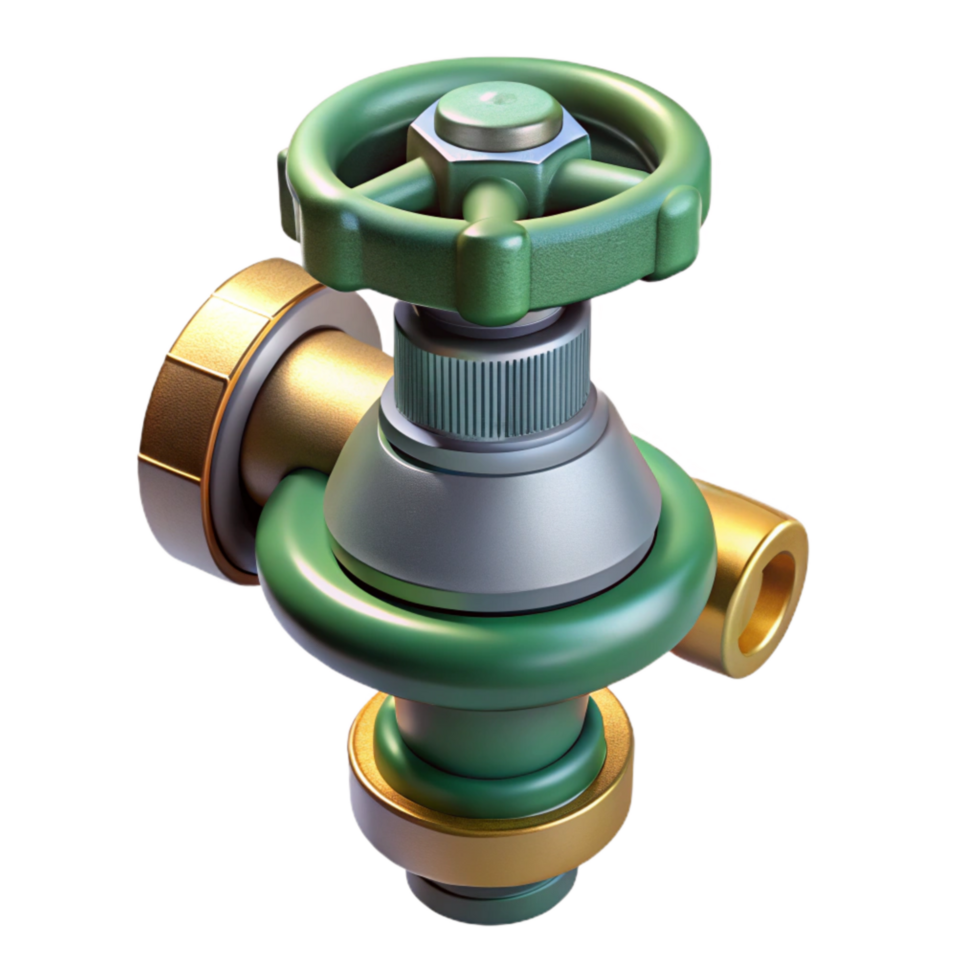 beautiful abstract Irrigation System Sprinkler Head Front View authentic png