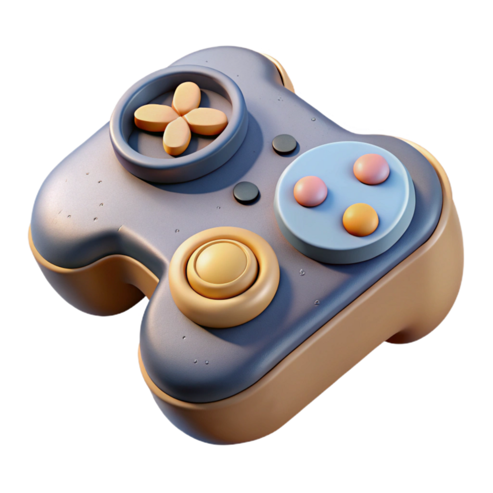 beautiful minimalist Isometric Ar Controller with Trigger Button Cutout exclusive png