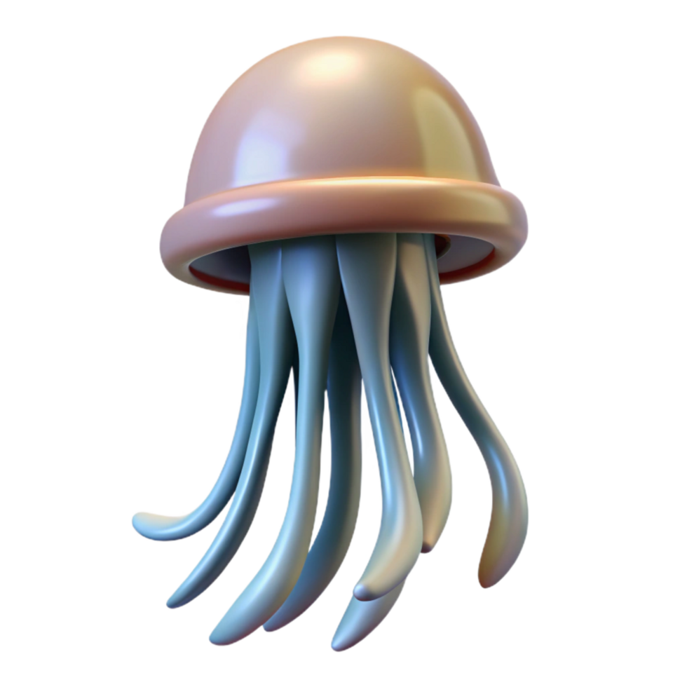 beautiful rustic Jellyfish Bell Shape high resolution png