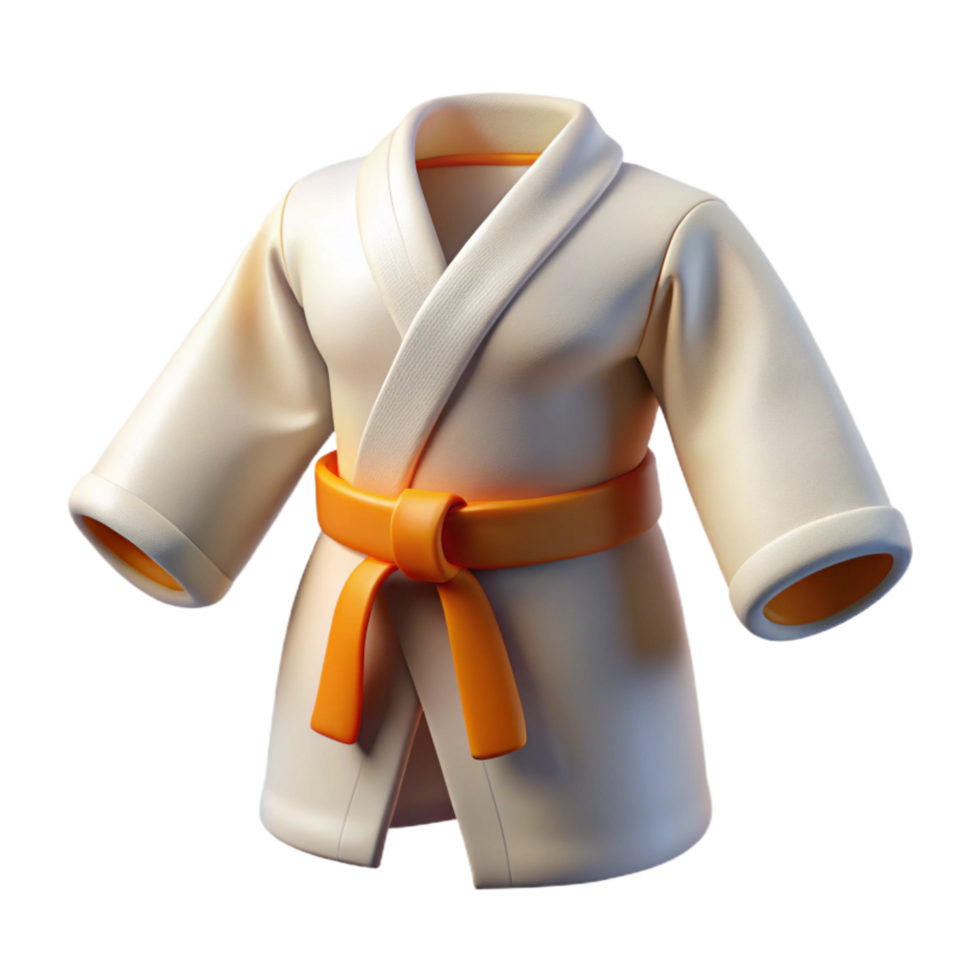 extraordinary vintage Judo Uniform White Fabric Texture Transparent original png