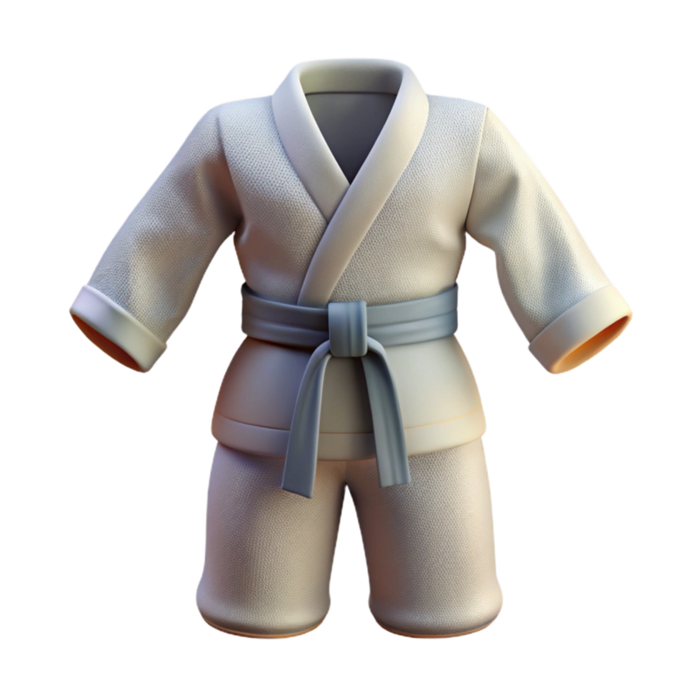 beautiful contemporary Karate Uniform White Fabric Texture Transparent professional png