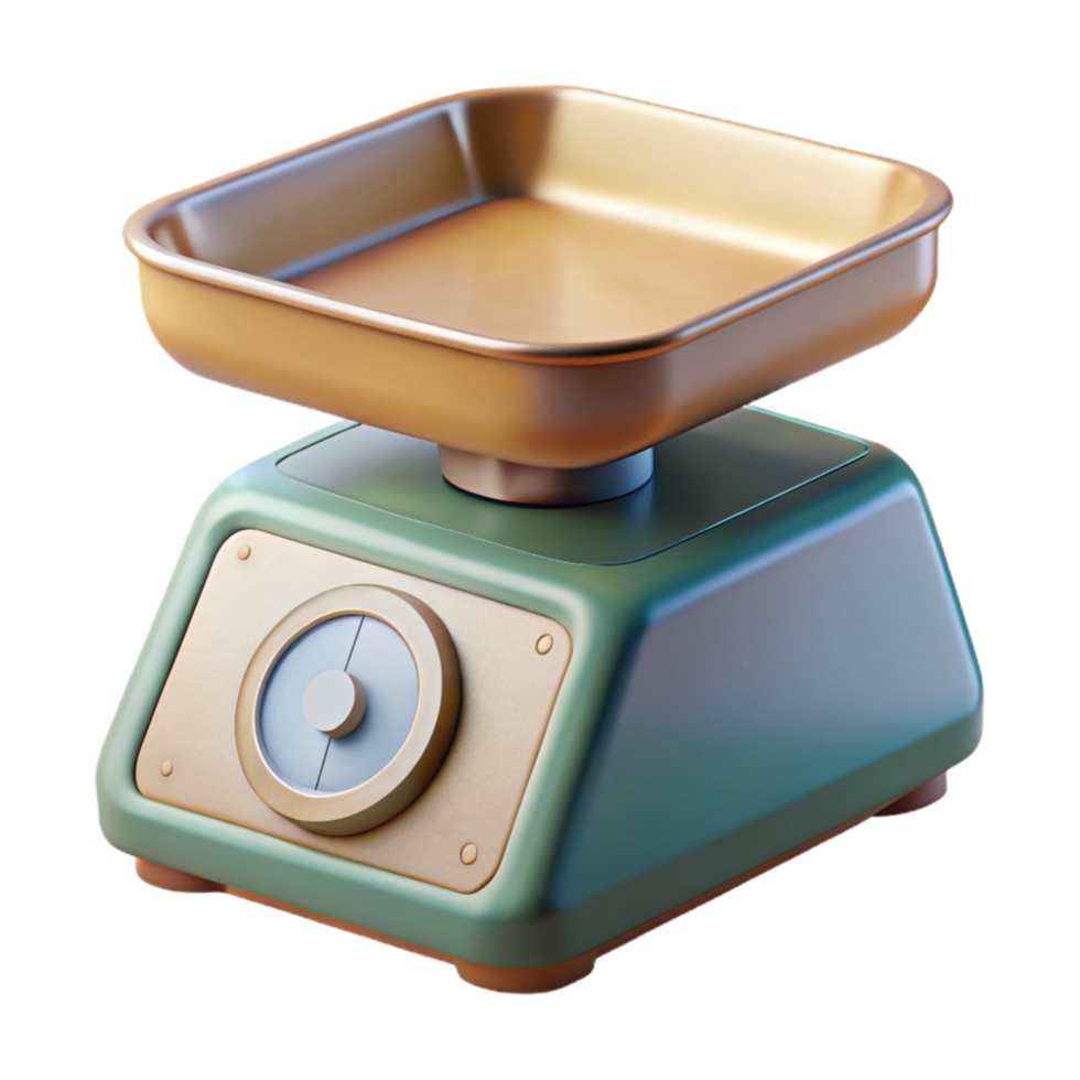 vibrant rustic Kitchen Scale Digital Modern Transparent Background exclusive png