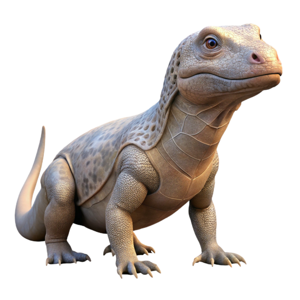 extraordinary traditional Komodo Dragon Side Profile Transparent Background authentic png