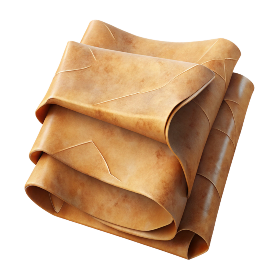 dramatic modern Kraft Paper Texture Close Up Transparent Background genuine png