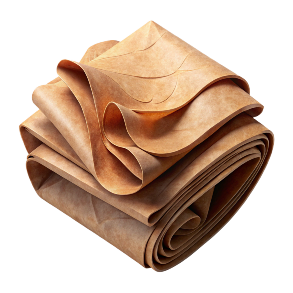 magnificent minimalist Kraft Paper Texture Close Up Transparent Background premium png