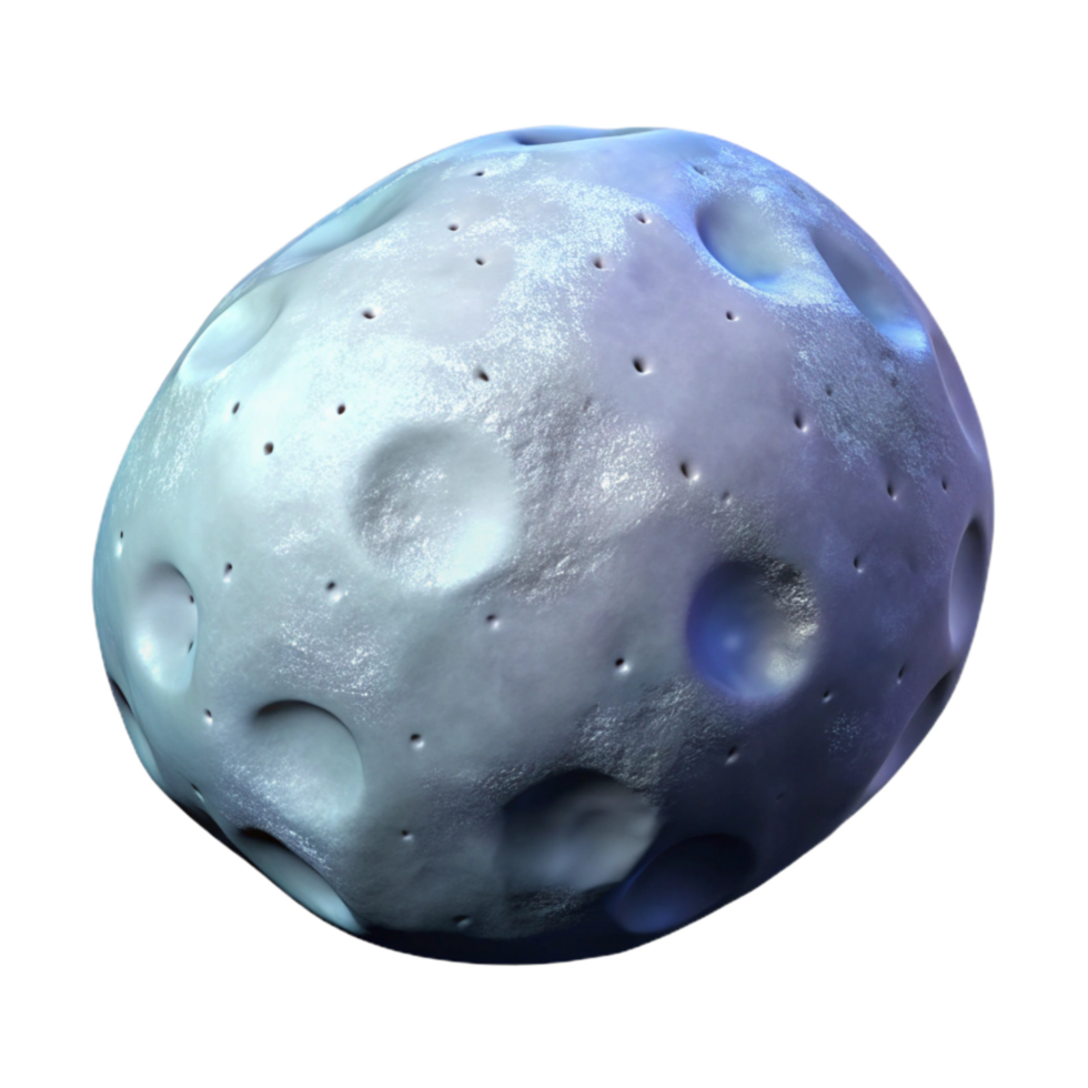 dramatic vintage Kuiper Belt Transparent Background with Icy Bodies high quality png