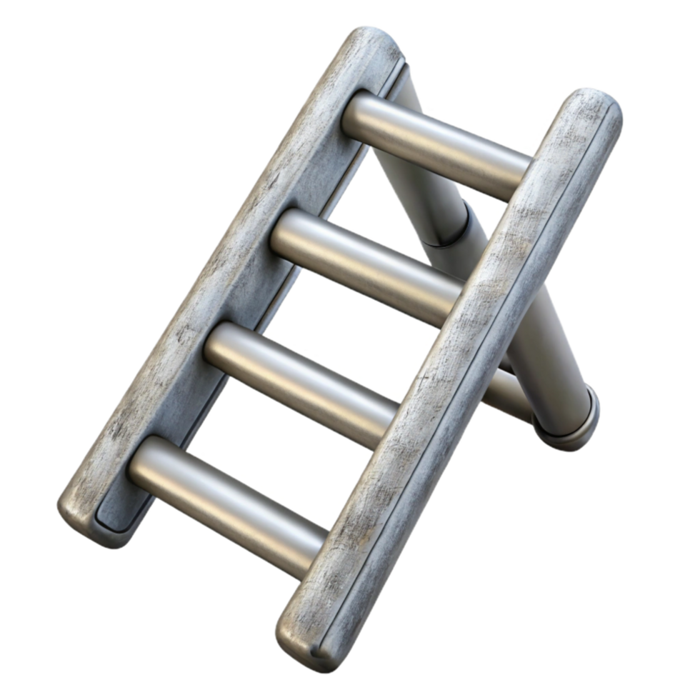 magnificent minimalist Ladder Aluminum Extendable Cutout Element high quality png
