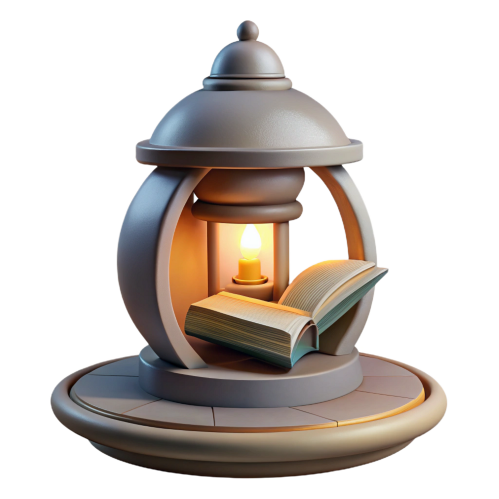 vibrant rustic Lamp Light Reading Nook Cutout detailed png