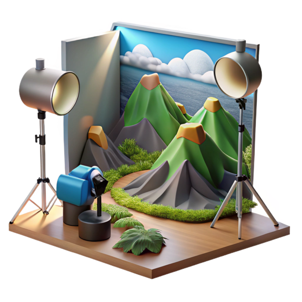 magnificent rustic Landscape Photography Lighting Setup Scenic View Cutout original png