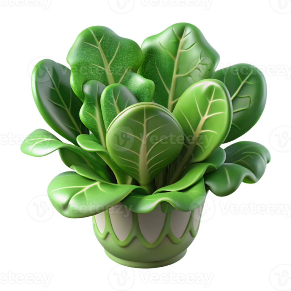 wonderful abstract Leafy Greens in Hydroponic System Transparent Background premium png