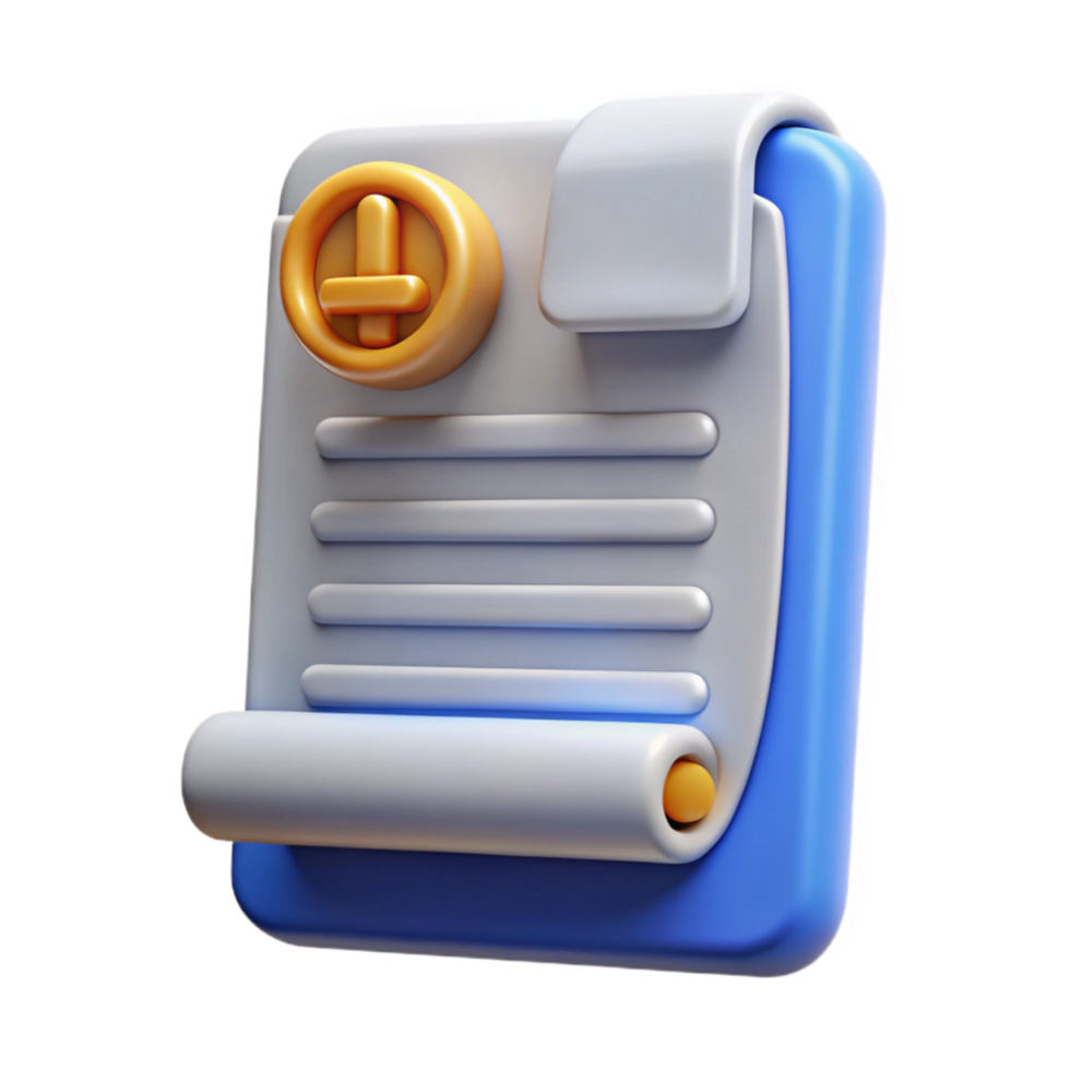 dramatic abstract Legal Document Icon Transparent Background high resolution png