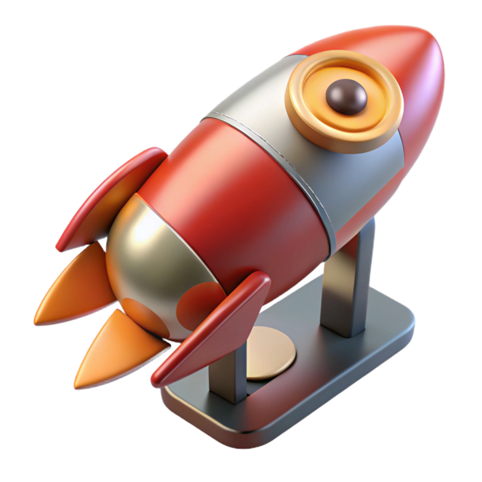 vibrant creative Level Tool Torpedo Isolated Cutout with Magnetic Base detailed png