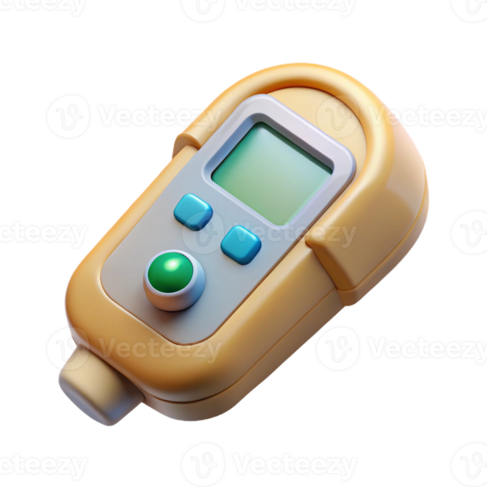 extraordinary rustic Light Meter with Digital Display on Transparent Background exclusive png