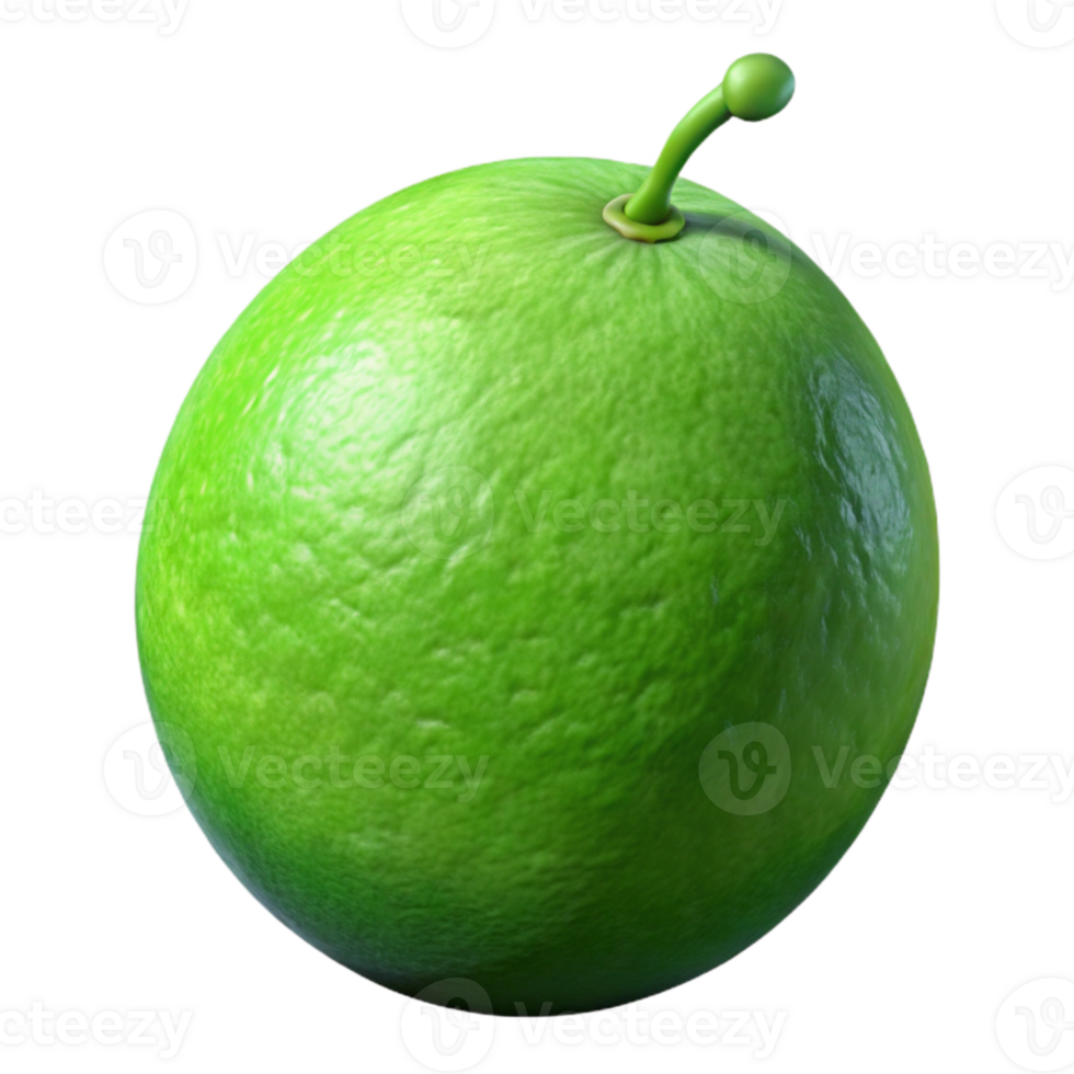 dramatic abstract Lime Fruit Green Color Isolated exclusive png