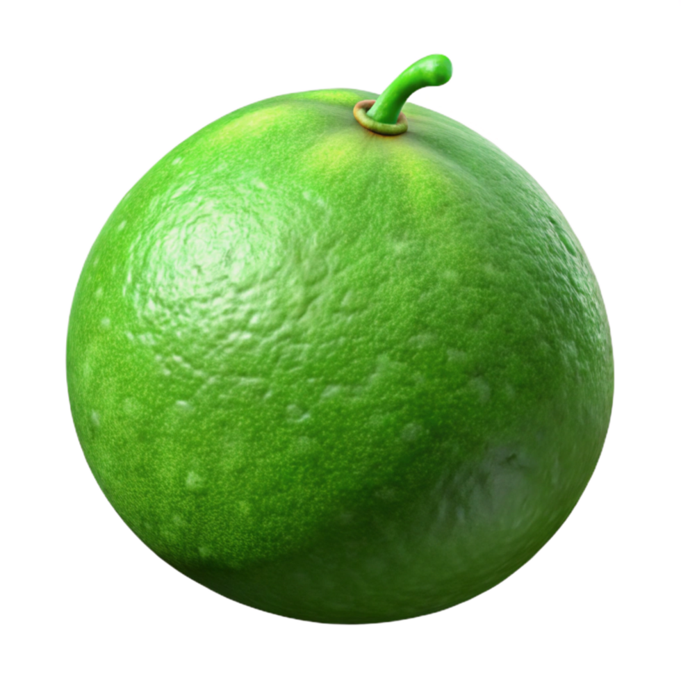 vibrant classic Lime Fruit Green Color Isolated original png