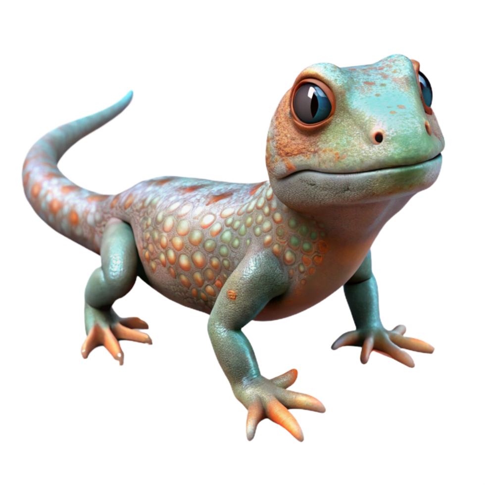 serene artistic Lizard Camouflaged Transparent Background original png