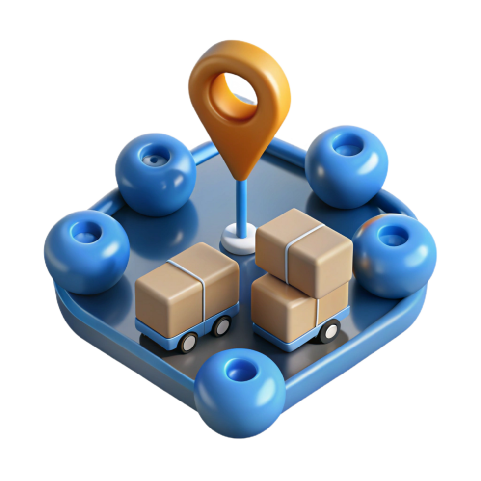 extraordinary abstract Logistics Network Map authentic png