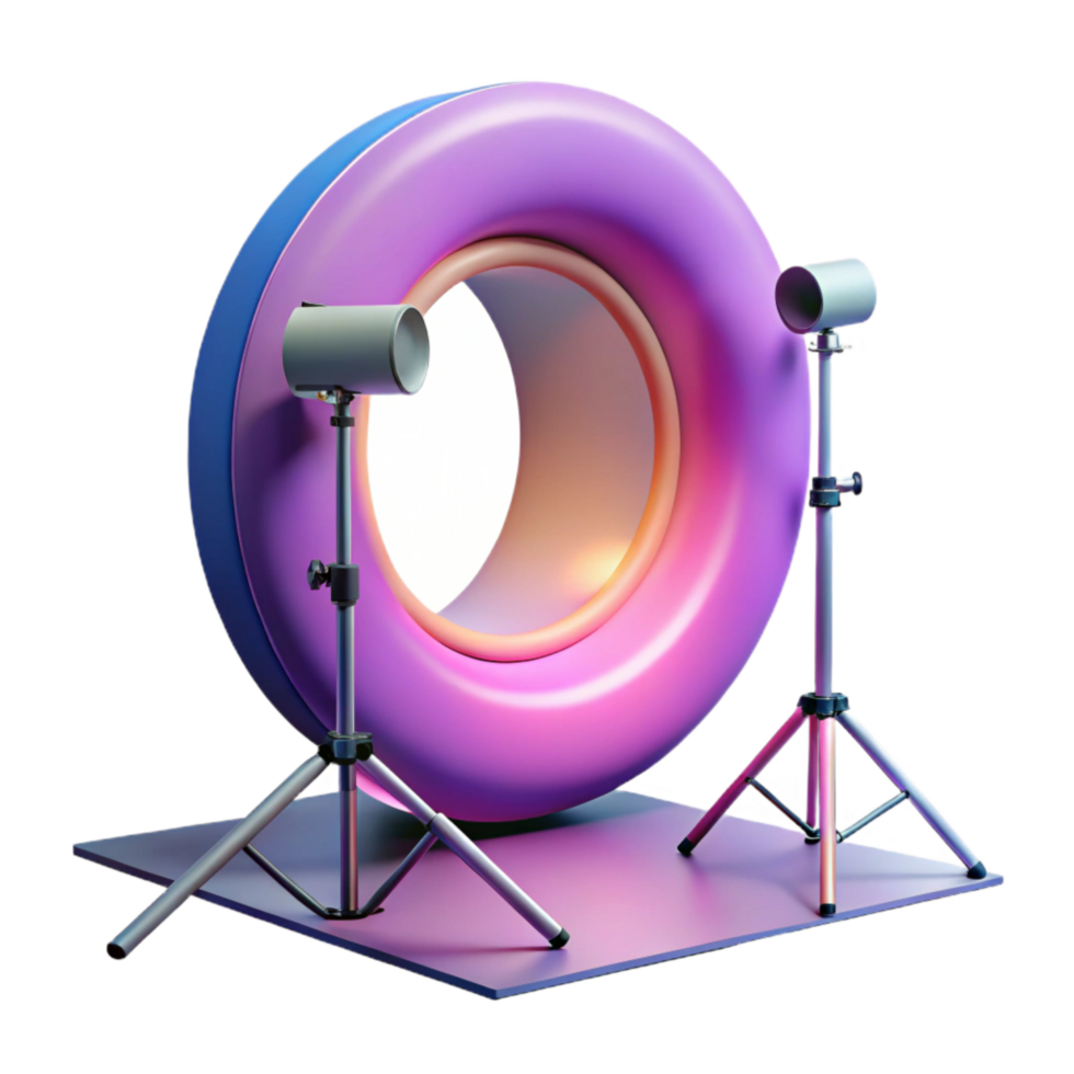 serene classic Loop Lighting Photography Setup Isolated high resolution png