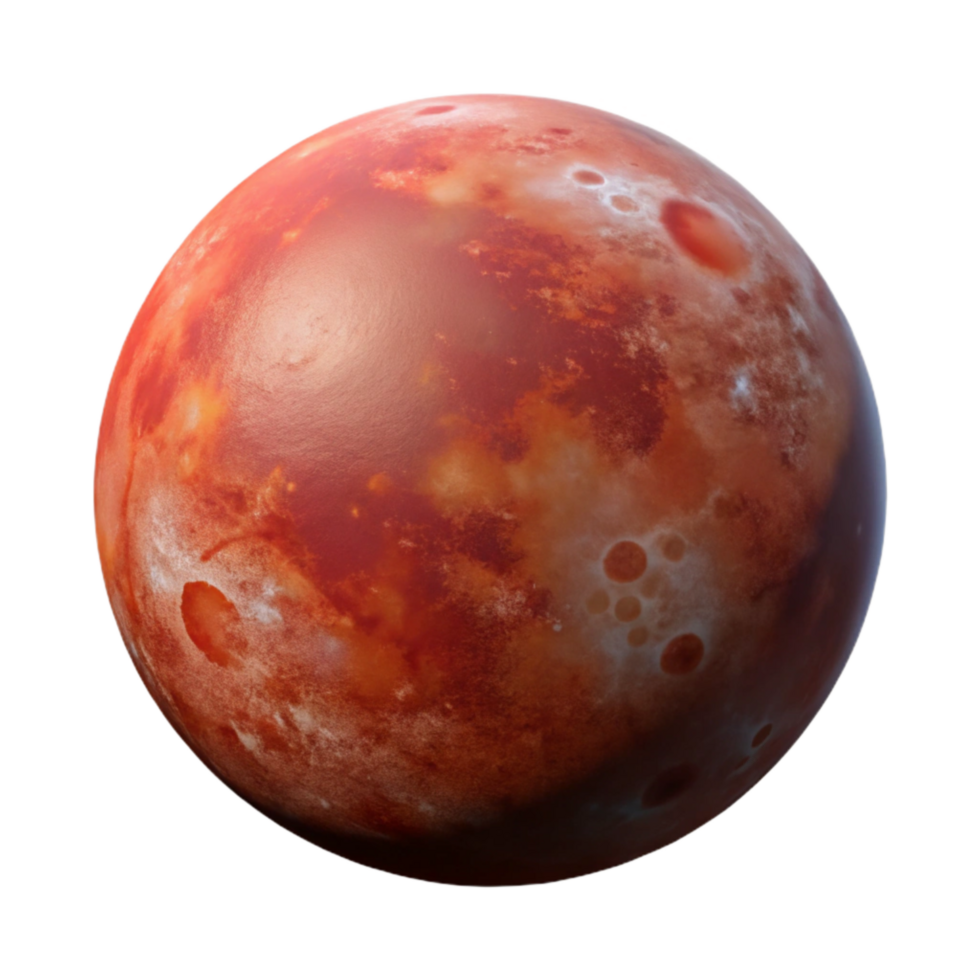 serene artistic Lunar Eclipse Reddish Hue Cutout authentic png
