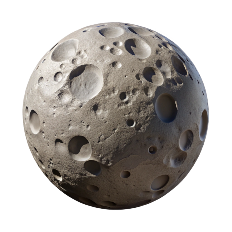 wonderful modern Lunar Landscape Crater Field with Shadows Cutout high resolution png