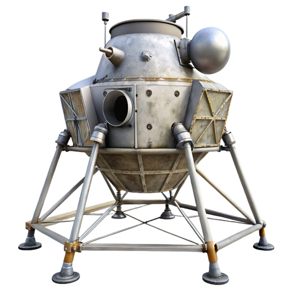 extraordinary traditional Lunar Module with Landing Legs high quality png