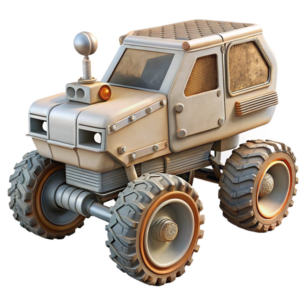 extraordinary minimalist Lunar Rover Exploration Vehicle Transparent Background Cutout premium png