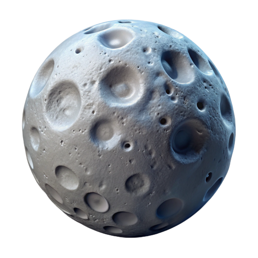 serene abstract Lunar Surface Footprint Close Up Cutout premium png