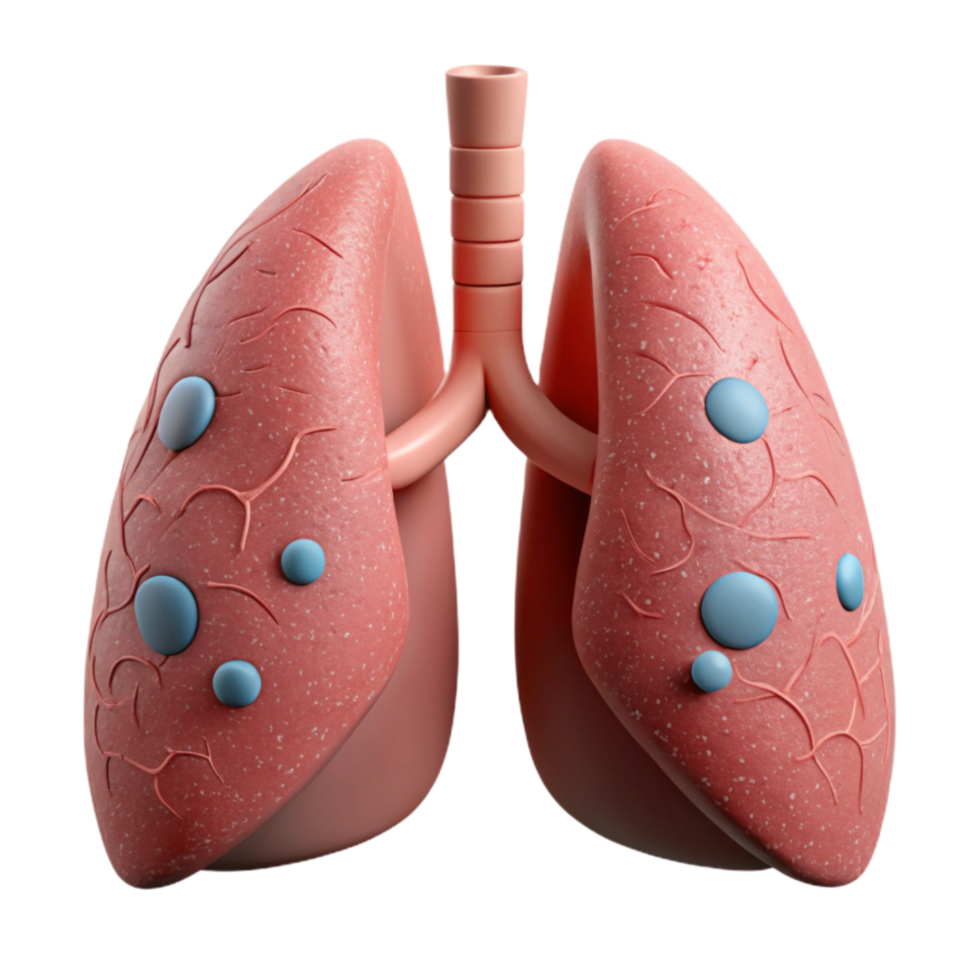 dramatic rustic Lung Diagram Cutout Element high quality png