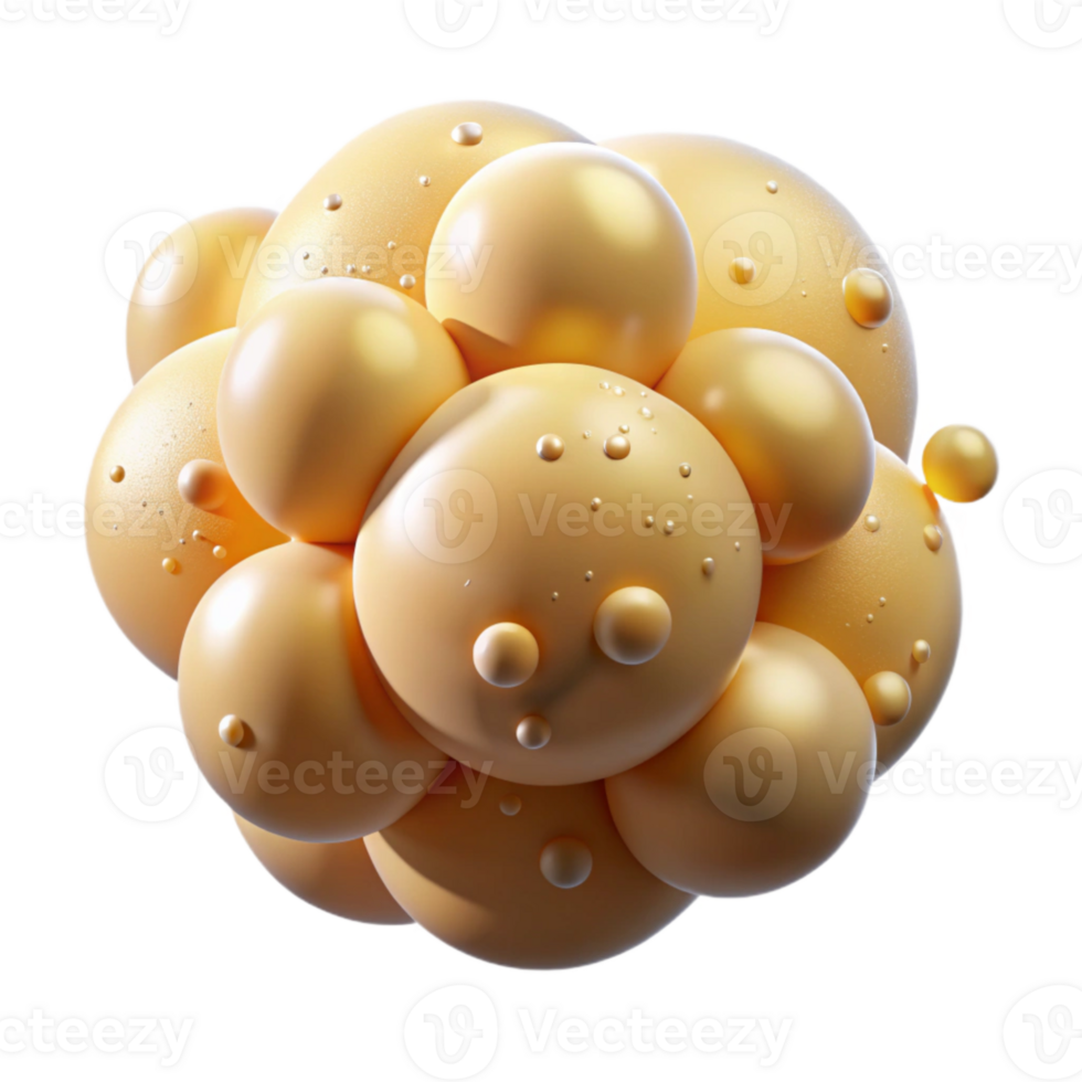 beautiful modern Macro Shot of Beer Bubbles Transparent Background genuine png
