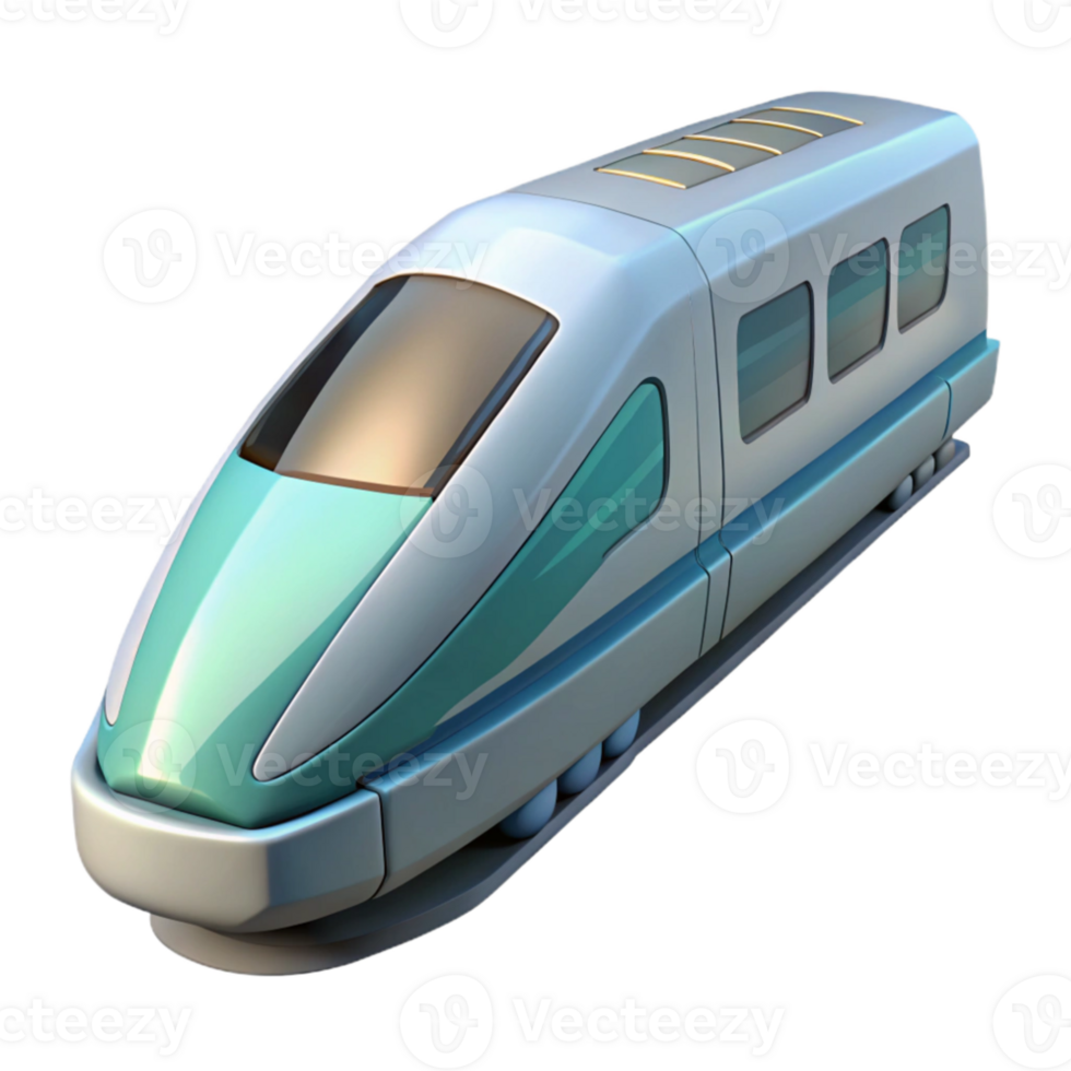 extraordinary rustic Maglev Train in Motion Cutout exclusive png