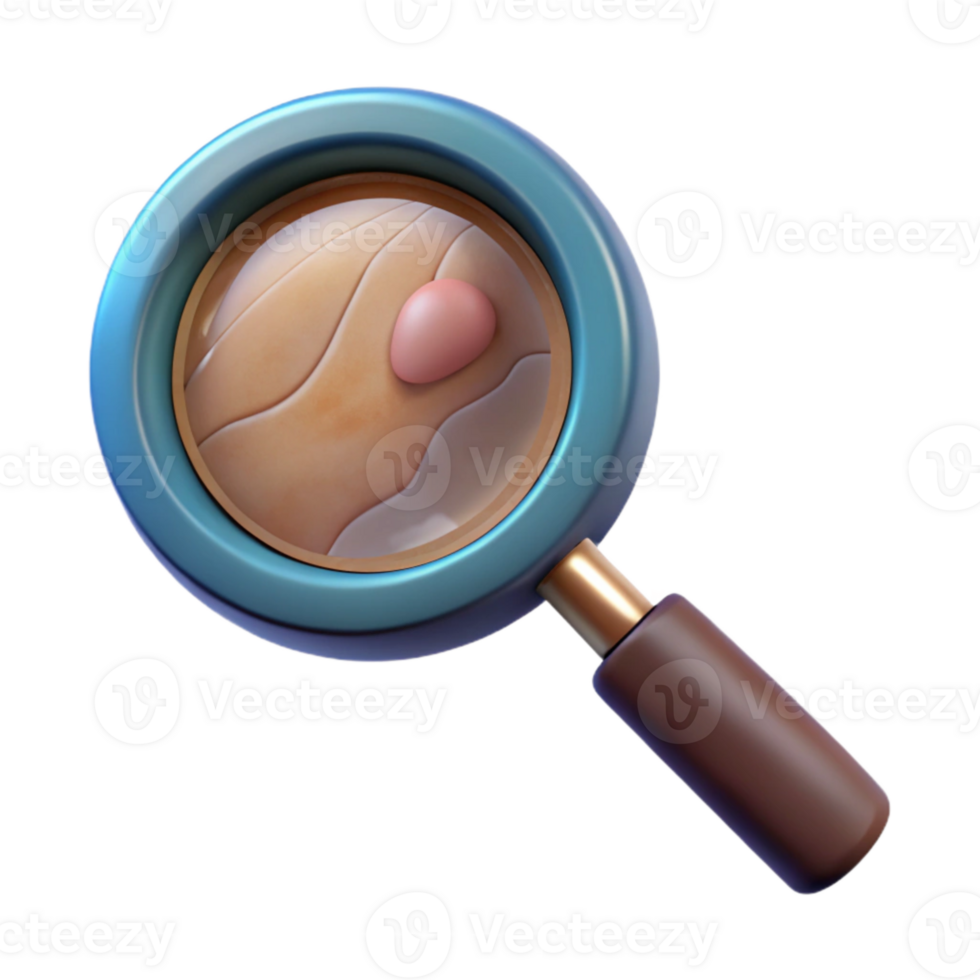 magnificent vintage Magnifying Glass Examining Evidence Transparent Background png